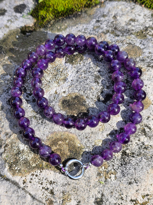 Collier Sérénité - Améthyste 8mm