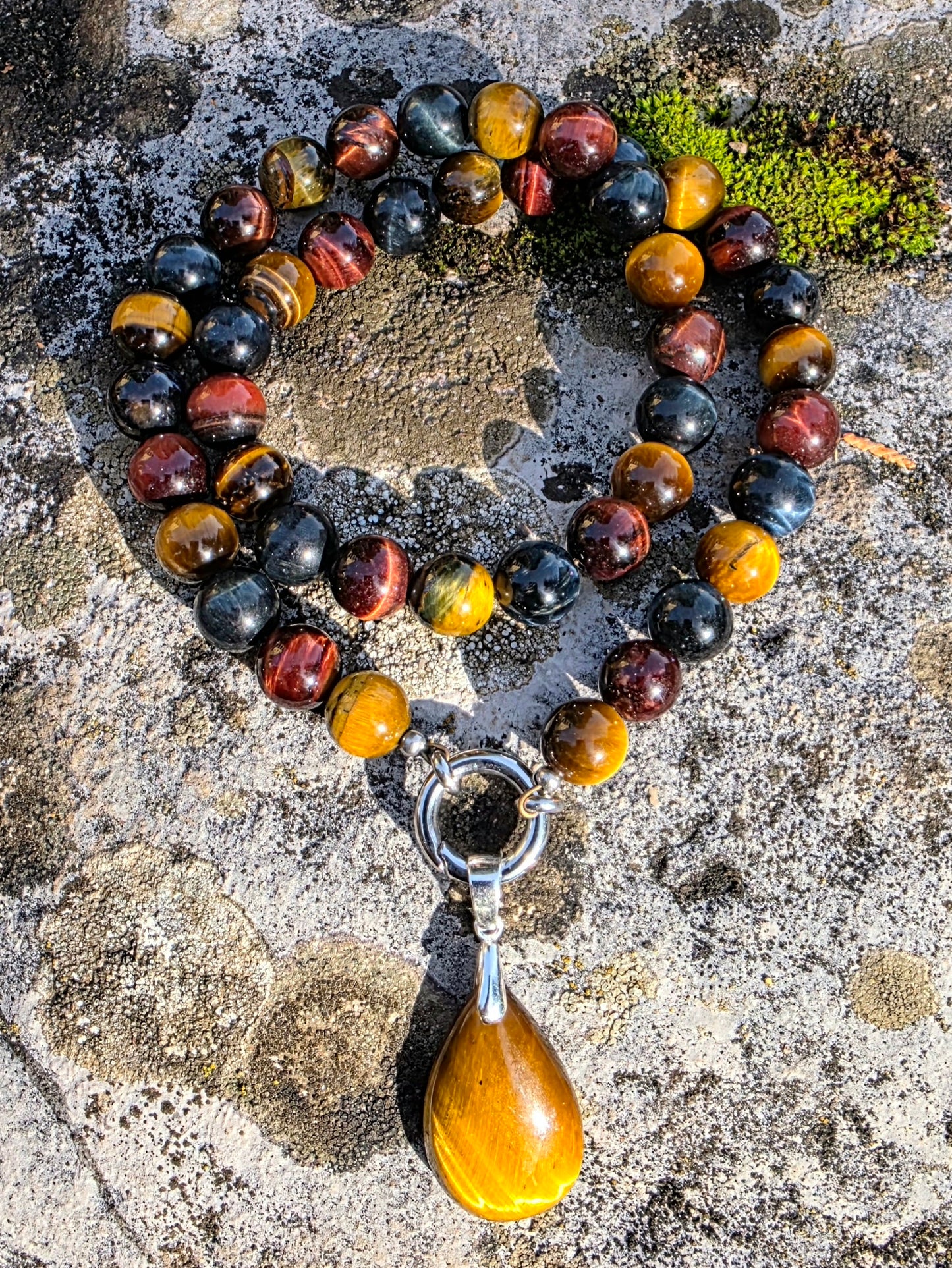 Ensemble Protection Collier et Pendentif - Triple Oeils