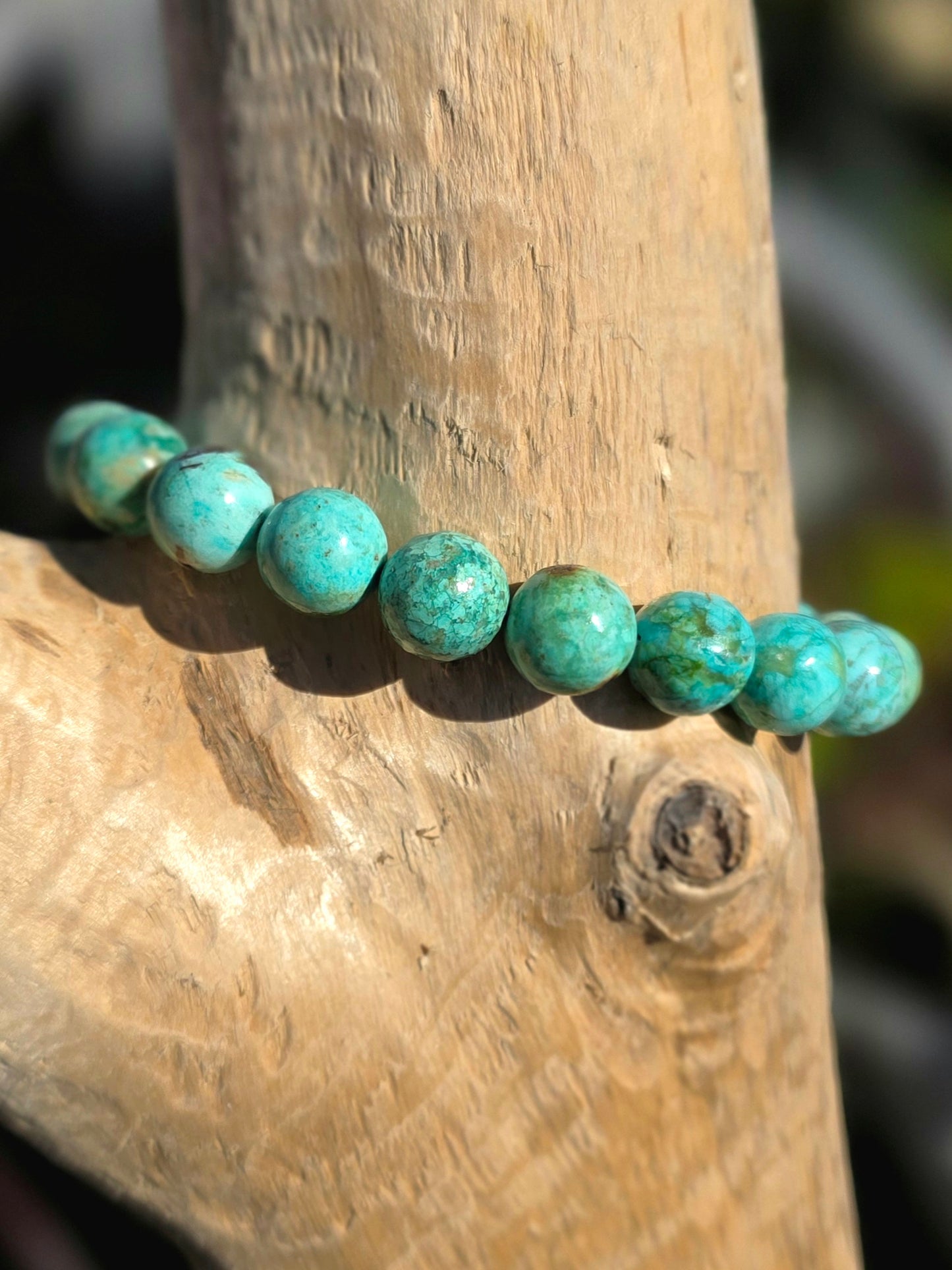 Bracelet Sagesse - Turquoise du Pérou 8mm
