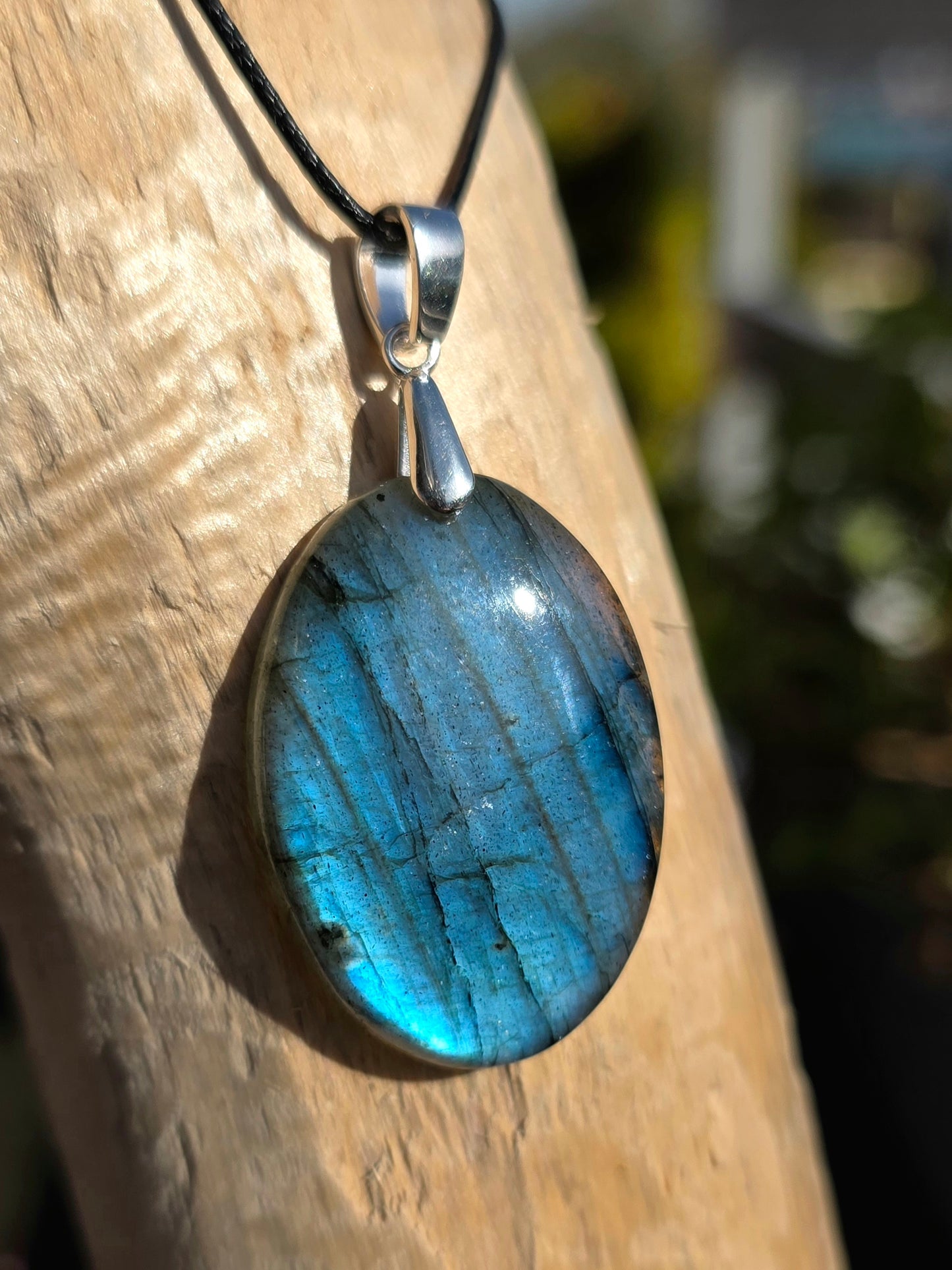 Pendentif Labradorite ovale