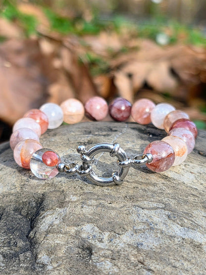 Bracelet Vitalité - Quartz Hématoïde 10mm