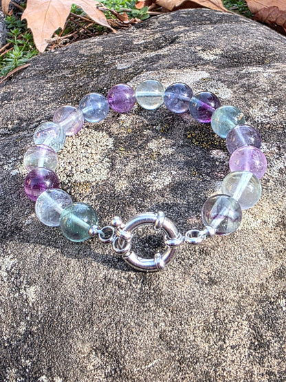 Bracelet Concentration - Fluorite 10mm