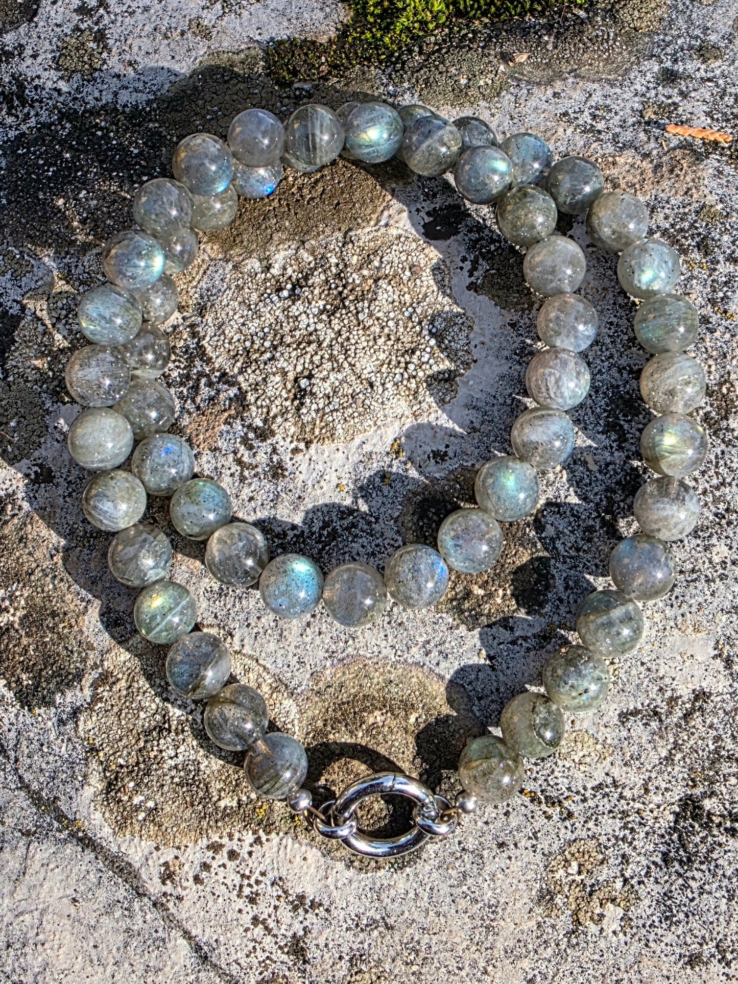 Collier Transformation - Labradorite 8mm