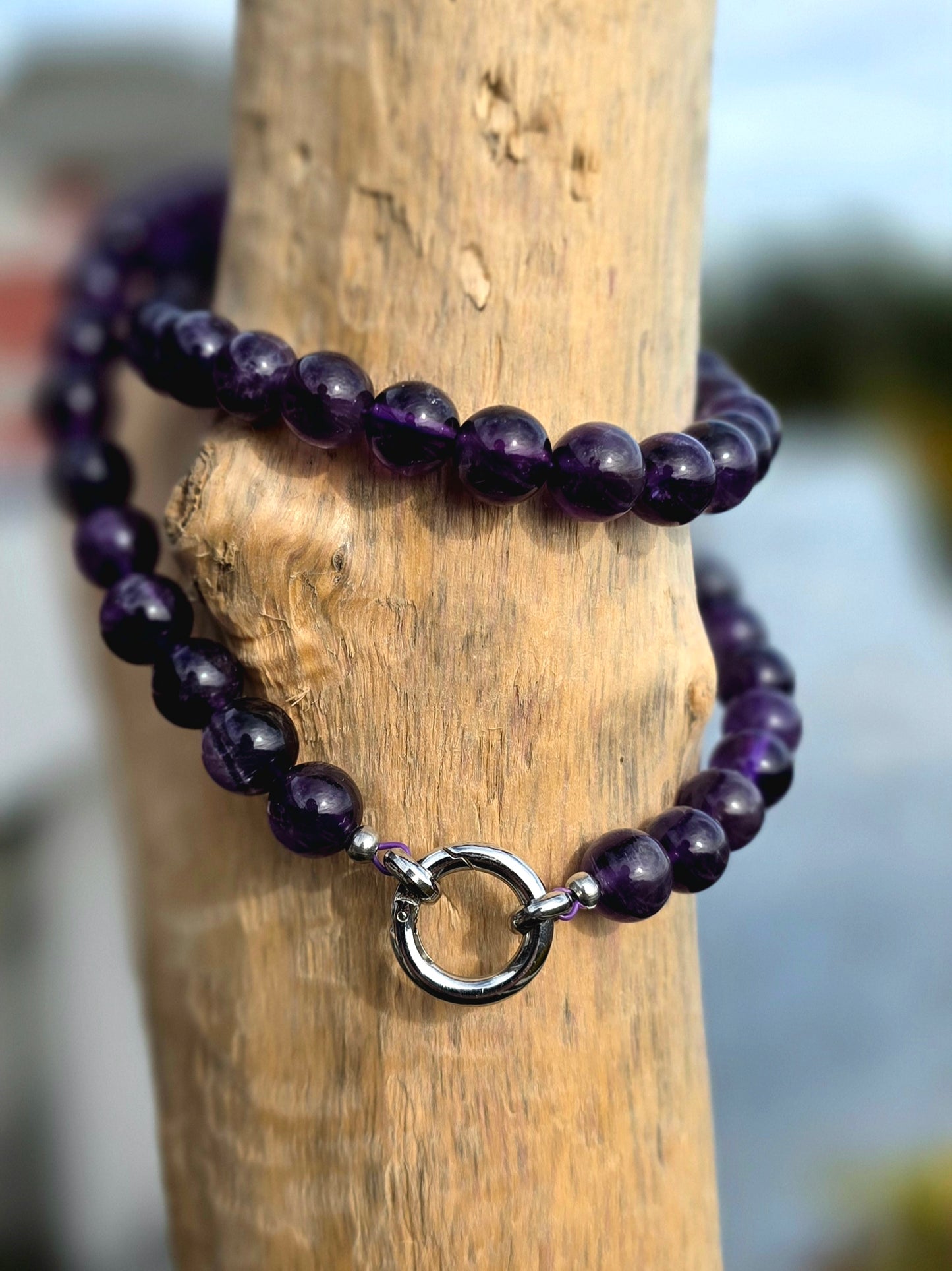 Collier Sérénité - Améthyste 8mm