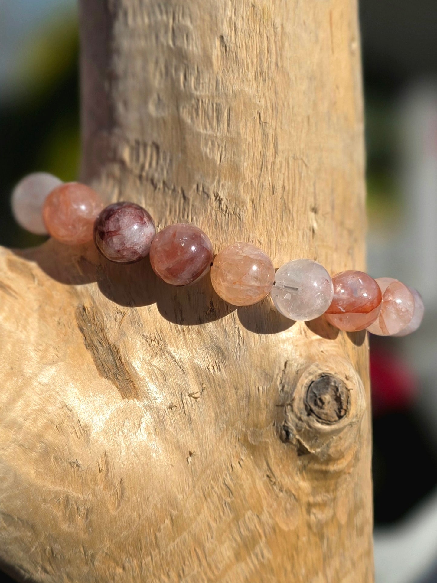 Bracelet Vitalité - Quartz Hématoïde 10mm