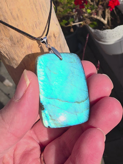Pendentifs Intuition - Labradorite Bleue